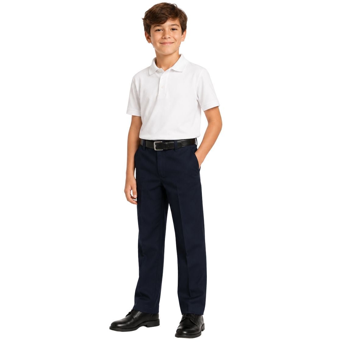 Dickies Boys Flex Waist Pants Dark Navy - Logo Express Uniforms - School Uniforms