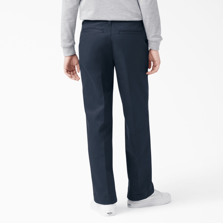 Dickies Boys Flexwaist™ Flat Front Pant, Dark Navy - Logo Express Uniforms - School Uniforms