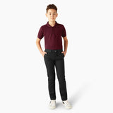 Dickies Boys Skinny Fit Pants Black - Logo Express Uniforms