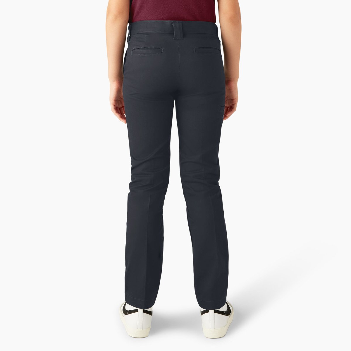 Dickies Boys Skinny Fit Pants Dark Navy - Logo Express Uniforms