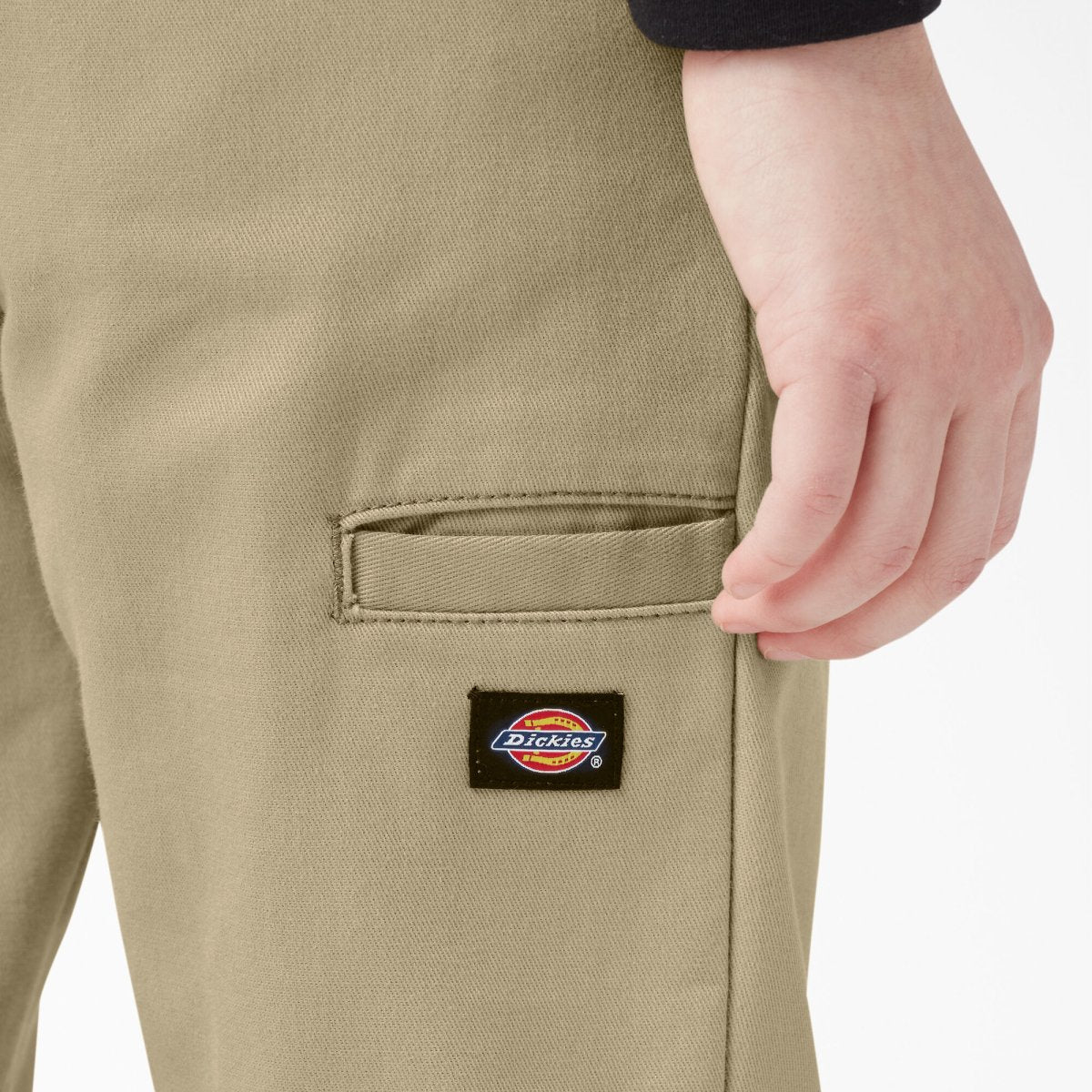 Dickies Boys Skinny Fit Pants Khaki - Logo Express Uniforms