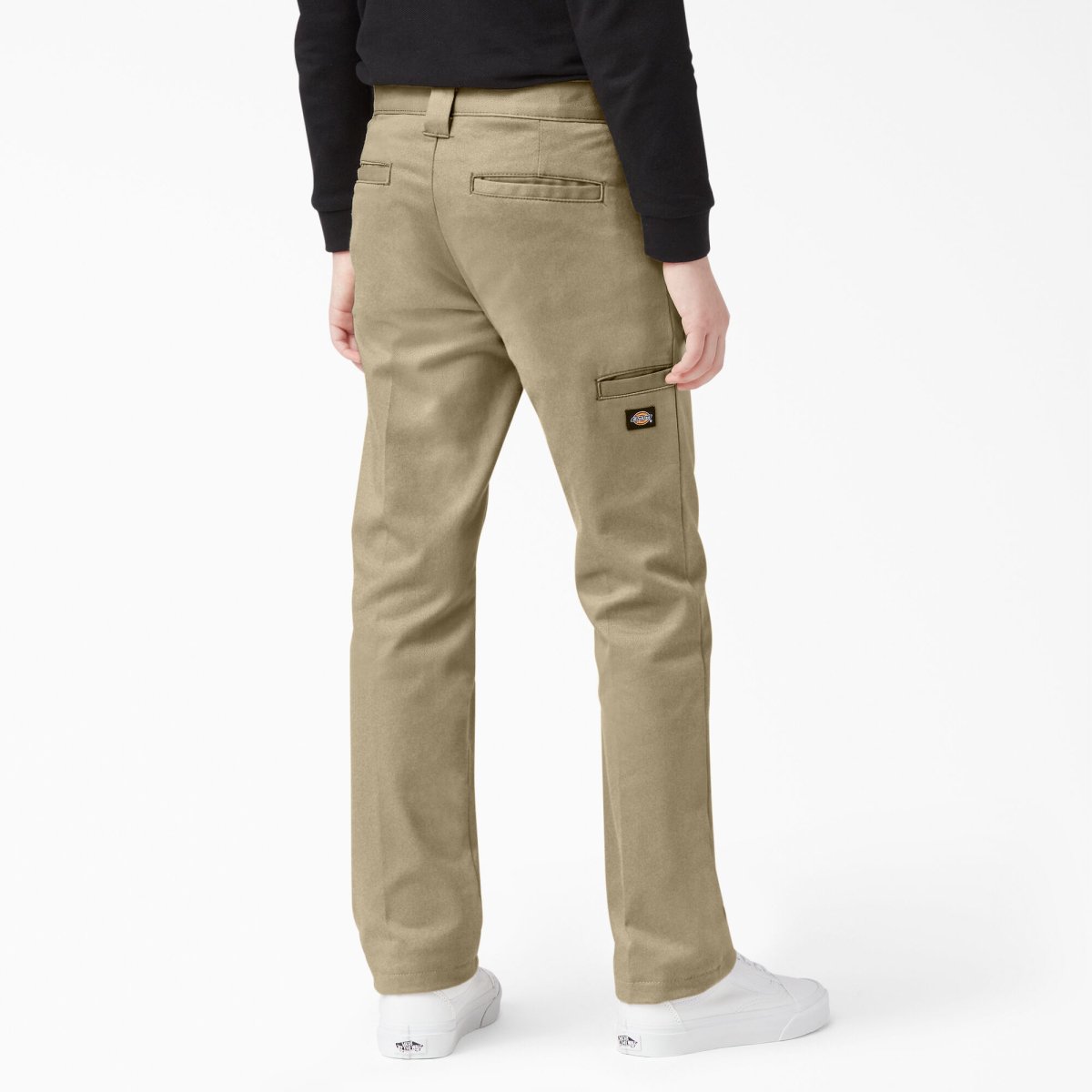 Dickies Boys Skinny Fit Pants Khaki - Logo Express Uniforms