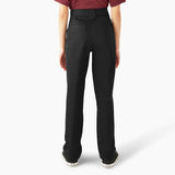 Dickies Girls Slim Fit Pants Black - Logo Express Uniforms - School Uniforms