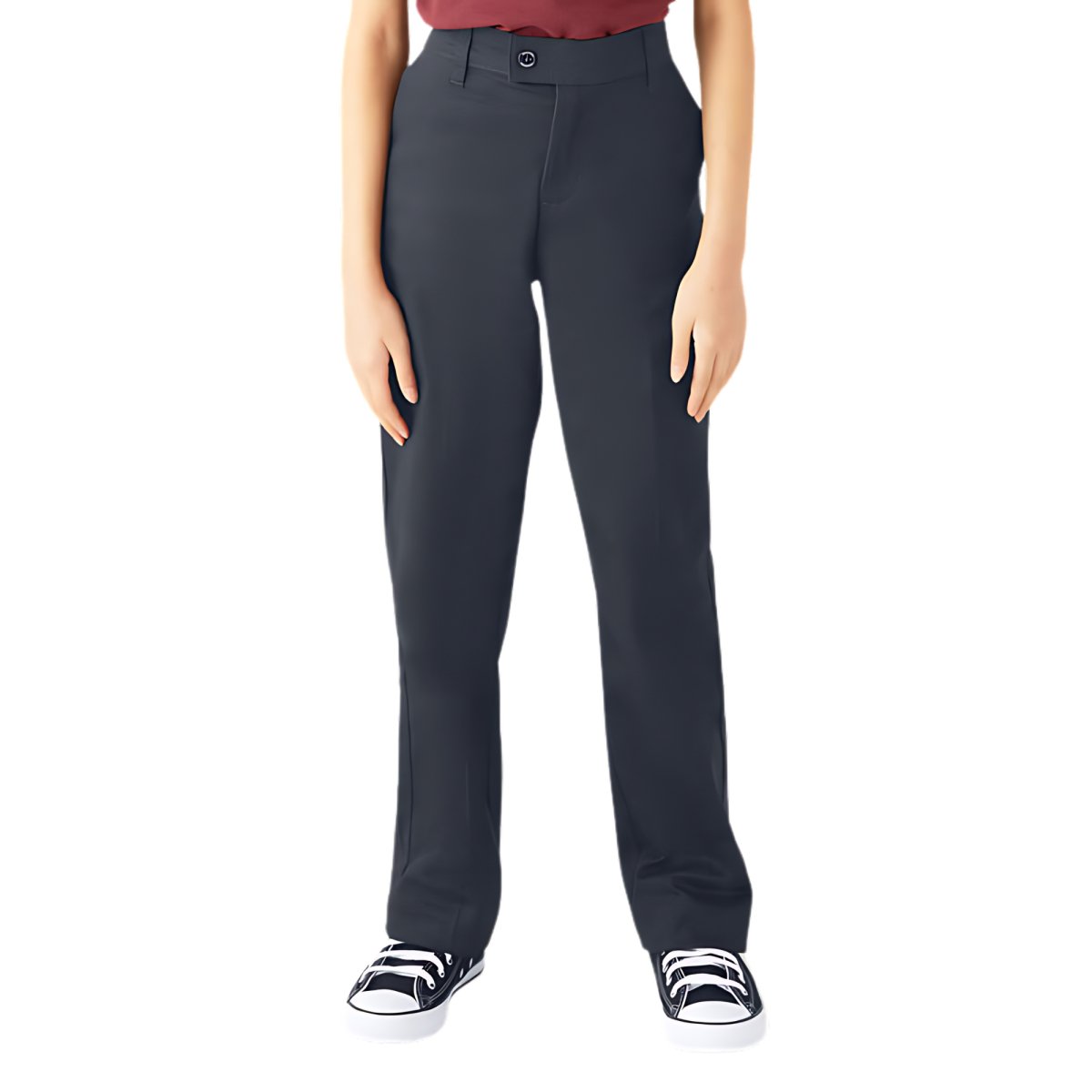 Dickies Girls Slim Fit Pants Dark Navy – Logo Express Uniforms
