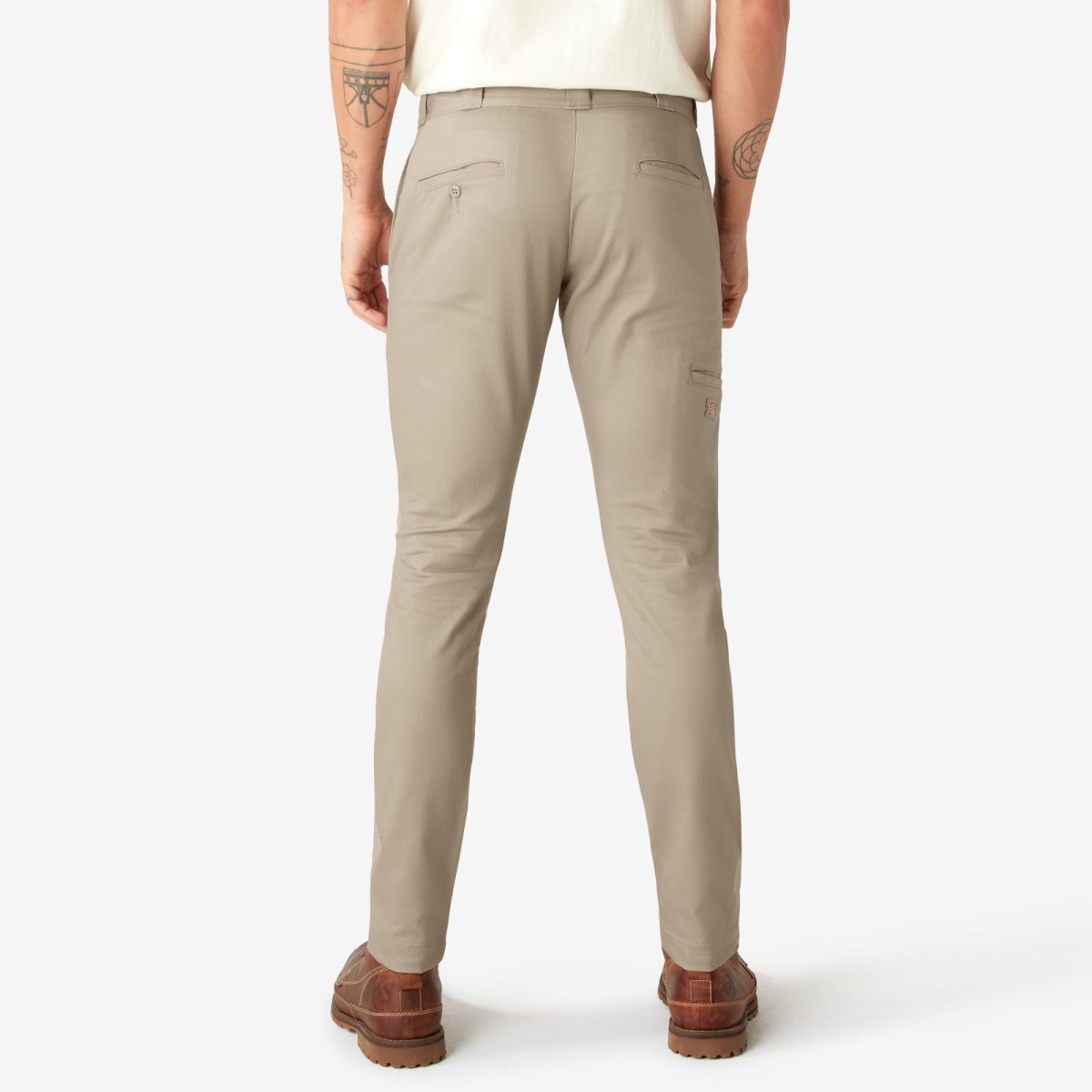 Dickies Men's 811 Skinny Fit Work Pants Desert Sand – Logo