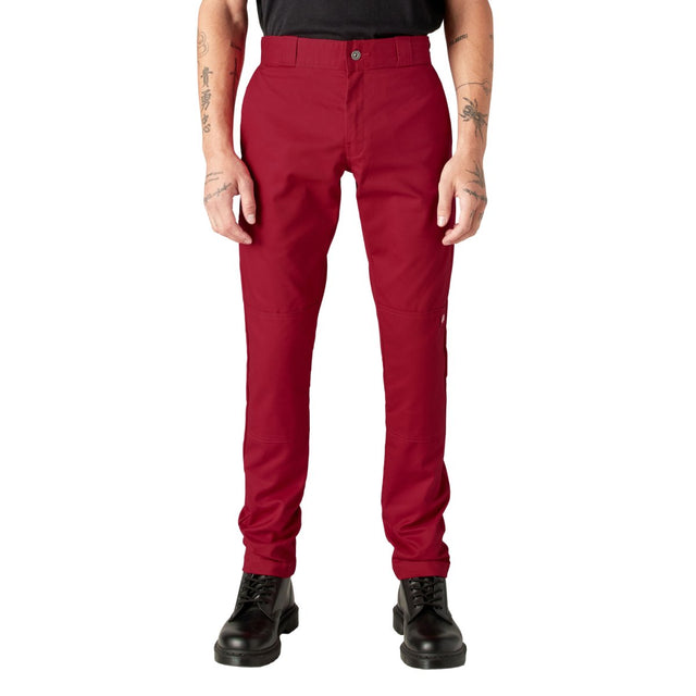 Dickies Men's 811 Skinny Fit Work Pants English Red - Logo Express Uniforms