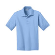 Dwight Eisenhower Light Blue Polo Youth Pique Knit - Logo Express Uniforms