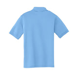 Dwight Eisenhower Light Blue Polo Youth Pique Knit - Logo Express Uniforms