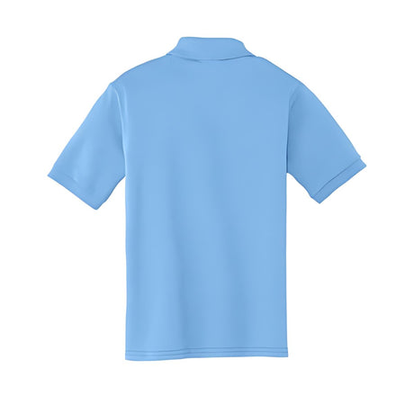 Dwight Eisenhower Light Blue Polo Youth Pique Knit - Logo Express Uniforms