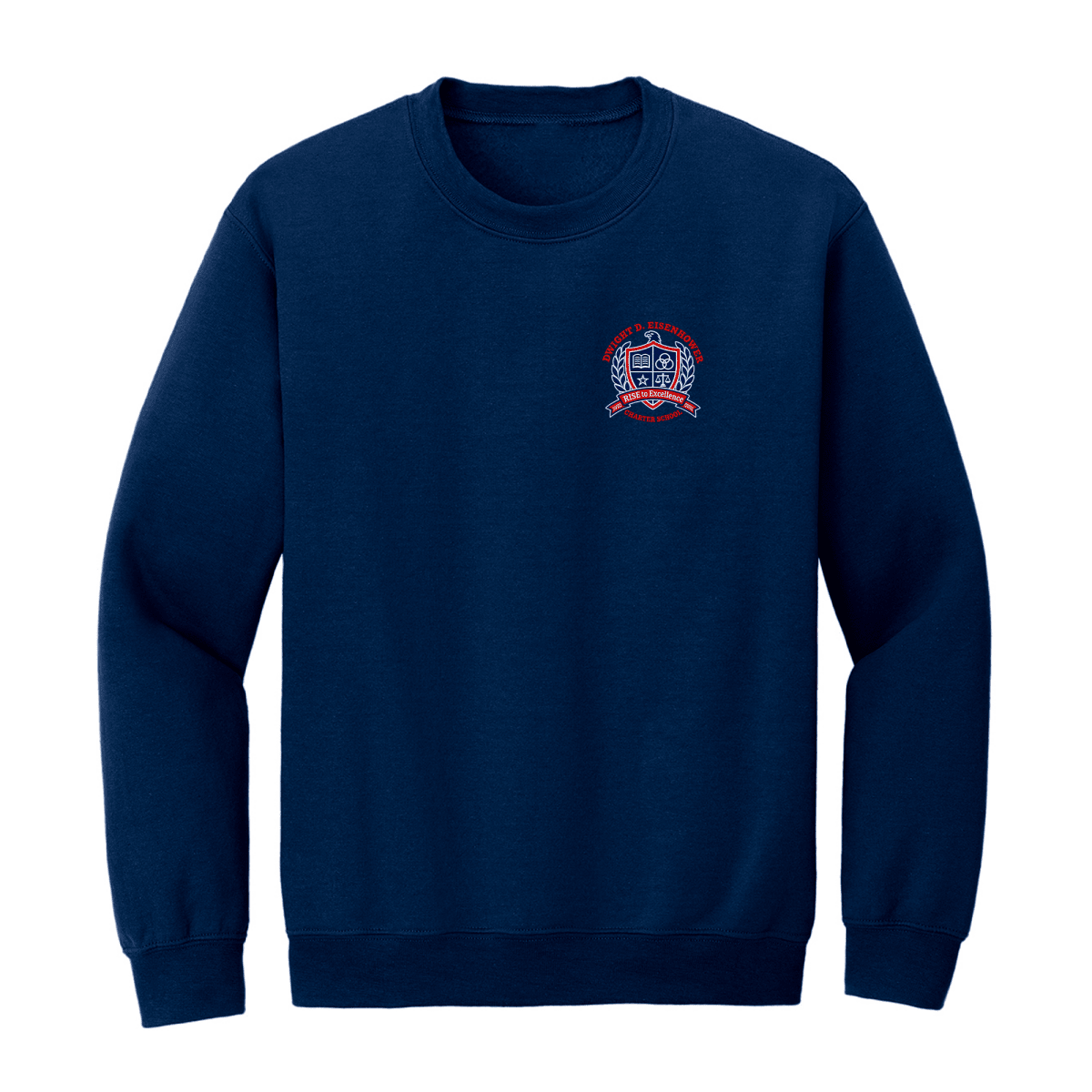 Dwight Eisenhower Navy Sweatshirt - Logo Express Uniforms - School Uniforms