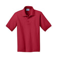 Dwight Eisenhower Red Polo Youth Pique Knit - Logo Express Uniforms