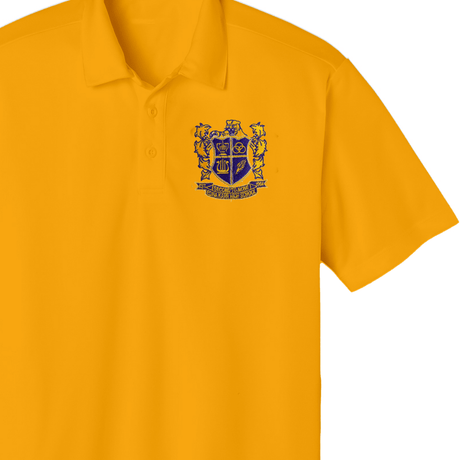 Edna Karr 12th Grade Senior Only Gold Dri-Fit Polo - Logo Express Uniforms - School Uniforms