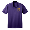 Edna Karr All Grades Purple Dri-Fit Polo - Logo Express Uniforms - School Uniforms