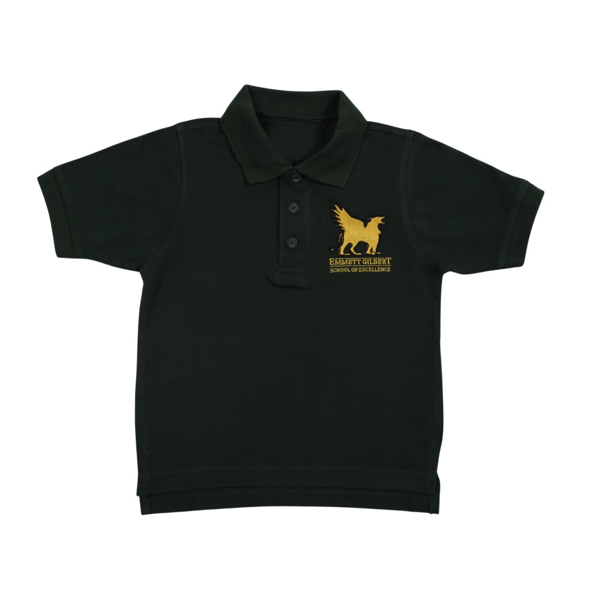 Emmett Gilbert 1st - 5th Hunter Green Polo Adult PK - Logo Express Uniforms