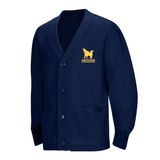 Emmett Gilbert Navy Cardigan V - Neck - Logo Express Uniforms - School Uniforms