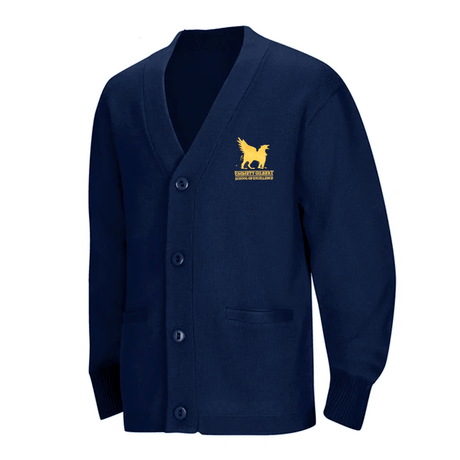 Emmett Gilbert Navy Cardigan V - Neck - Logo Express Uniforms - School Uniforms