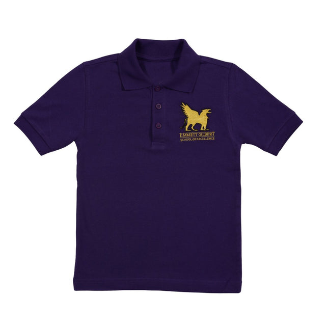 Emmett Gilbert PreK - K Purple Polo Youth Jersey - Logo Express Uniforms