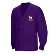 Emmett Gilbert PreK-Kindergarten Purple Cardigan - Logo Express Uniforms - School Uniforms