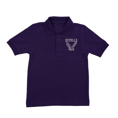 Estelle PreK - K Purple Polo Youth Jersey - Logo Express Uniforms