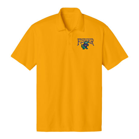 Fisher Middle/High School 7th-8th Optional Gold Polo - Logo Express Uniforms - School Uniforms