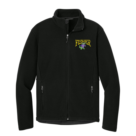Fisher Middle/High School Black Fleece Jacket - Logo Express Uniforms - School Uniforms