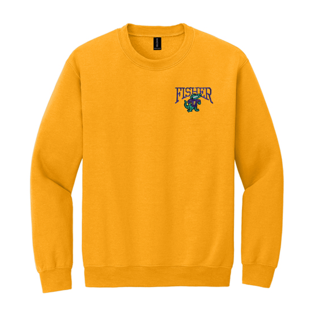 Fisher Middle/High School Gold Sweatshirt - Logo Express Uniforms - School Uniforms