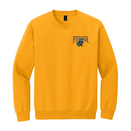 Fisher Middle/High School Gold Sweatshirt - Logo Express Uniforms - School Uniforms