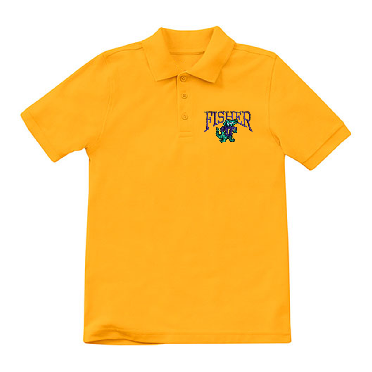 Fisher Middle/High School 7th-8th Optional Gold Polo