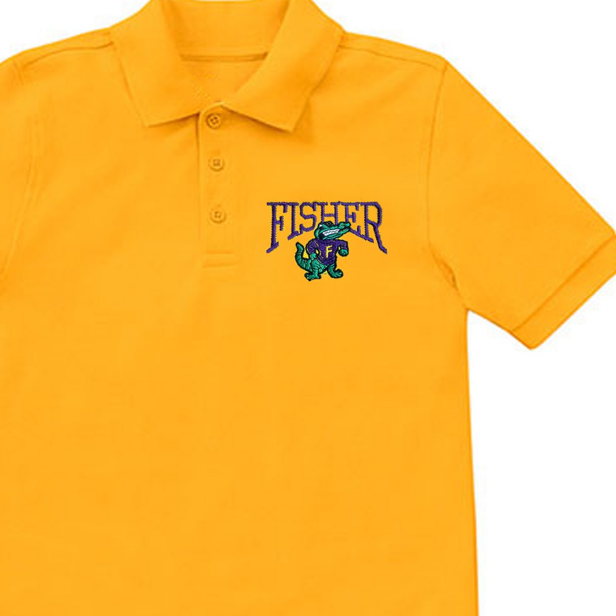 Fisher Middle/High School 7th-8th Optional Gold Polo