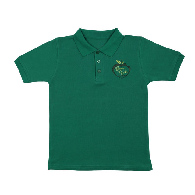 Green Apple Hunter Green Polo Adult PK - Logo Express Uniforms