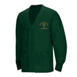 Gretna No. 2 1st-5th Grade Forest Green Cardigan - Logo Express Uniforms - School Uniforms