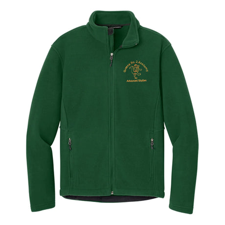 Gretna No. 2 1st-5th Grade Forest Green Fleece Jacket - Logo Express Uniforms - School Uniforms