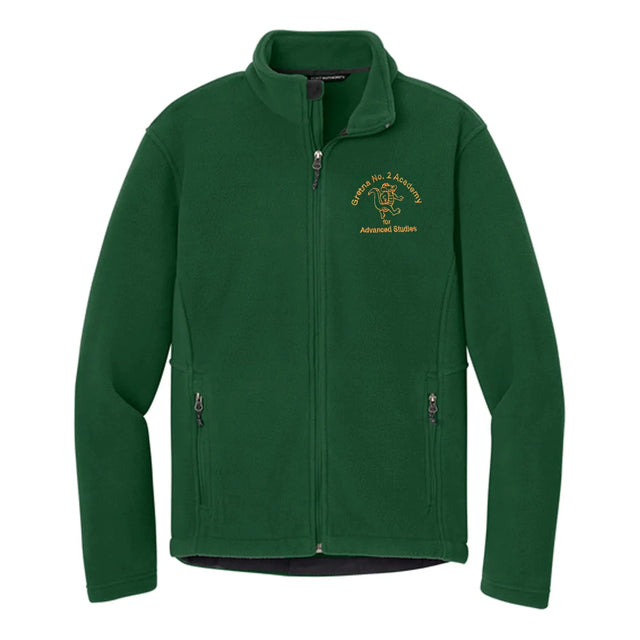 Gretna No. 2 1st-5th Grade Forest Green Fleece Jacket - Logo Express Uniforms - School Uniforms