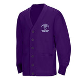Gretna No. 2 PreK/Kindergarten Purple Cardigan - Logo Express Uniforms - School Uniforms