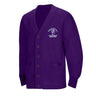 Gretna No. 2 PreK/Kindergarten Purple Cardigan - Logo Express Uniforms - School Uniforms