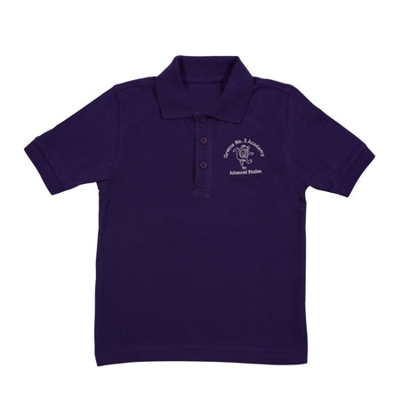 Gretna No. 2 Purple Polo Youth PK - Logo Express Uniforms