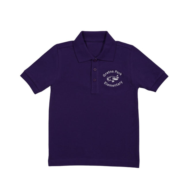 Gretna Park PreK - K Purple Polo Youth PK - Logo Express Uniforms