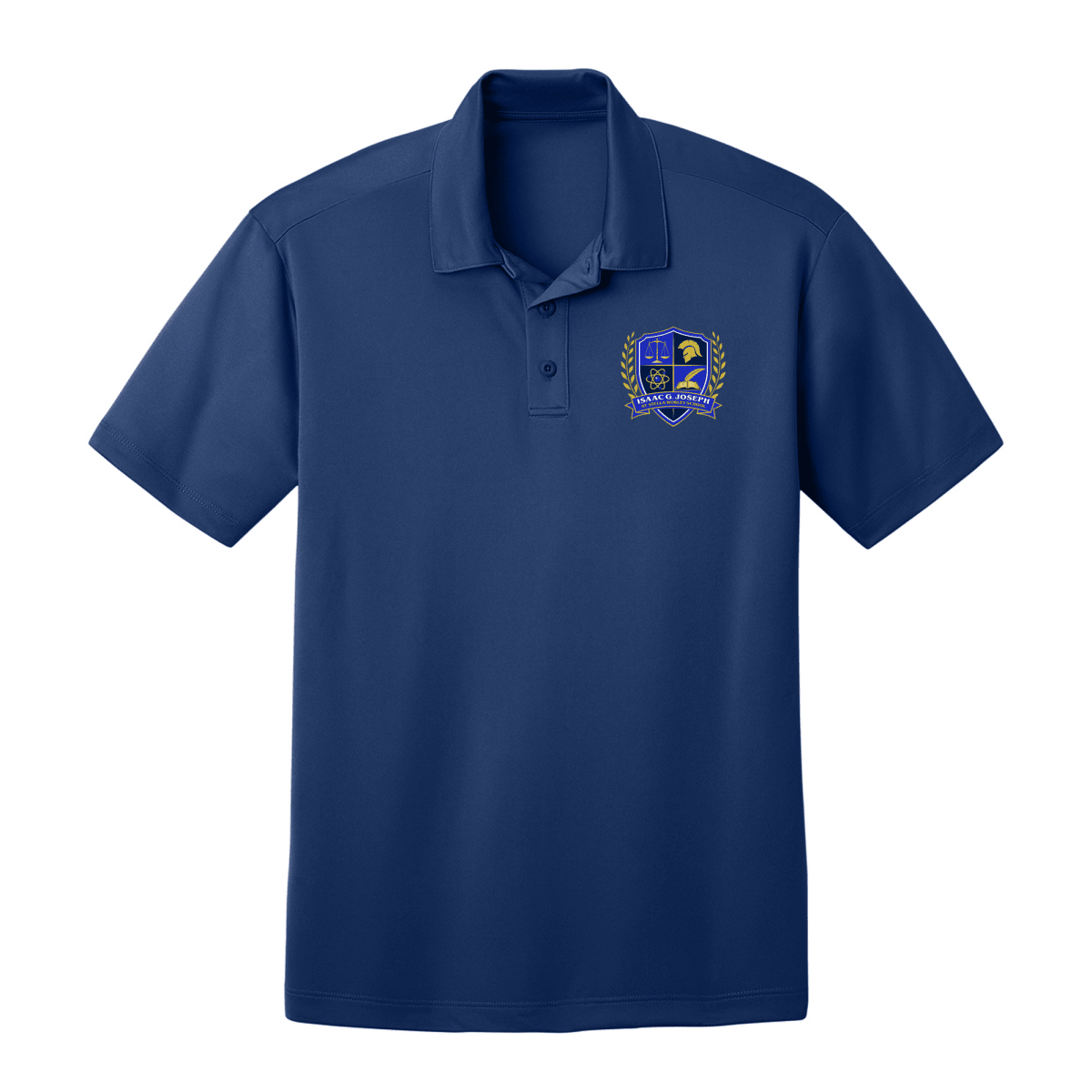 Isaac G. Joseph at Worley School 1st-5th Grade Royal Polo - Logo Express Uniforms - School Uniforms