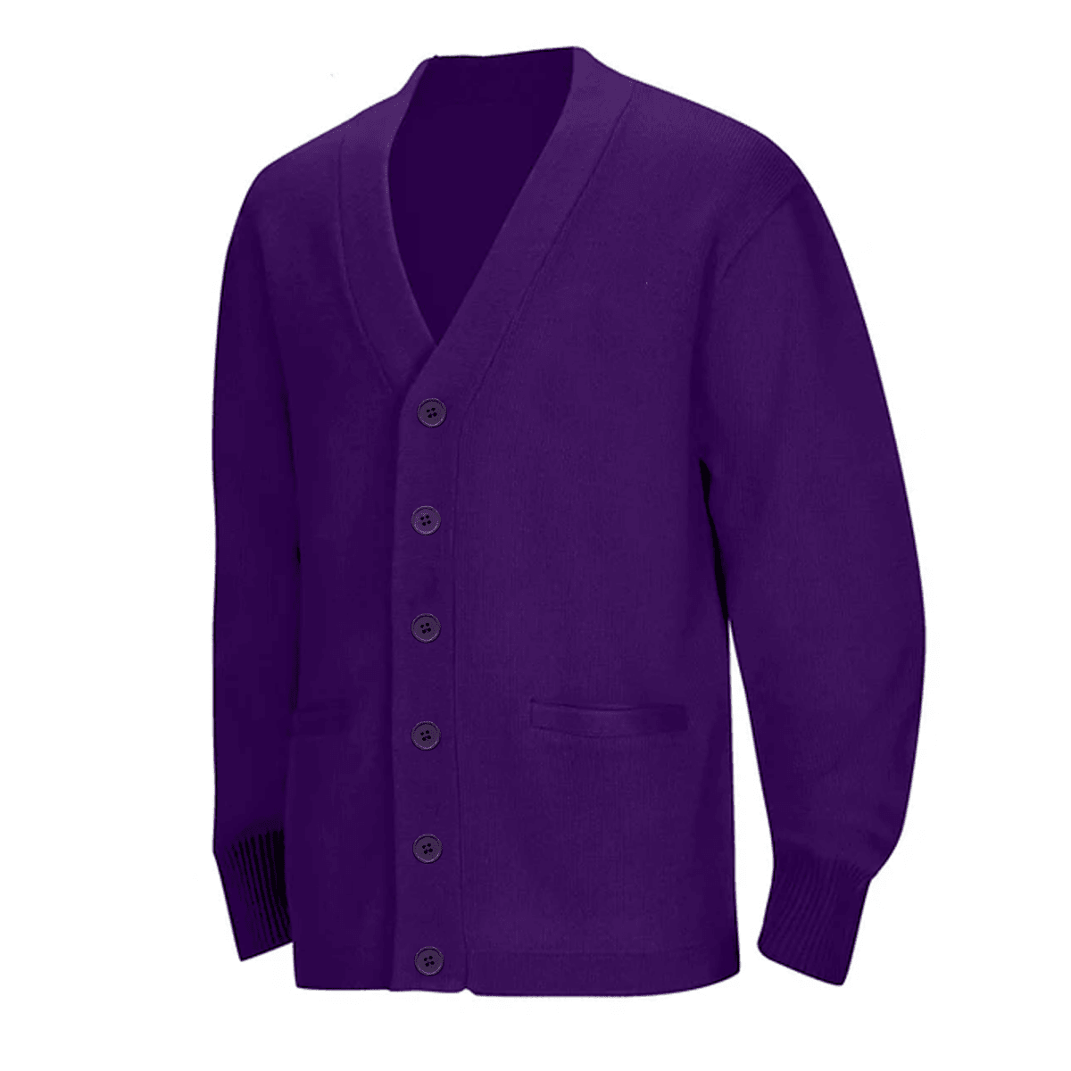 Isaac Joseph at Stella Worley Pre-K–Kindergarten Purple Cardigan - Logo Express Uniforms - School Uniforms