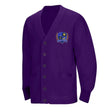 Isaac Joseph at Stella Worley Pre-K–Kindergarten Purple Cardigan - Logo Express Uniforms - School Uniforms