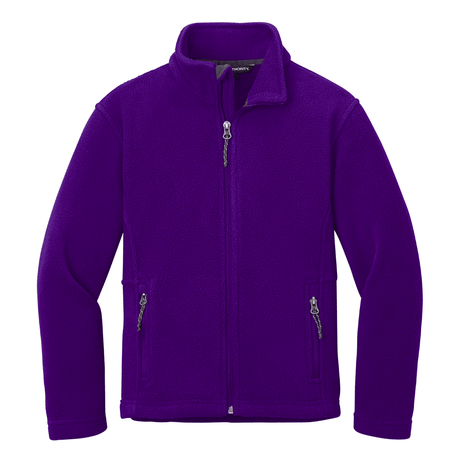 Isaac Joseph at Stella Worley Pre-K–Kindergarten Purple Fleece Jacket - Logo Express Uniforms - School Uniforms