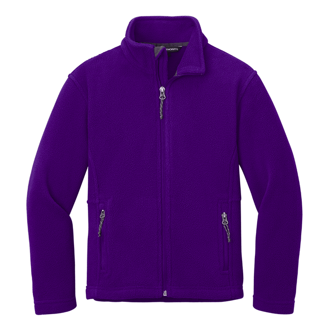 Isaac Joseph at Stella Worley Pre-K–Kindergarten Purple Fleece Jacket - Logo Express Uniforms - School Uniforms