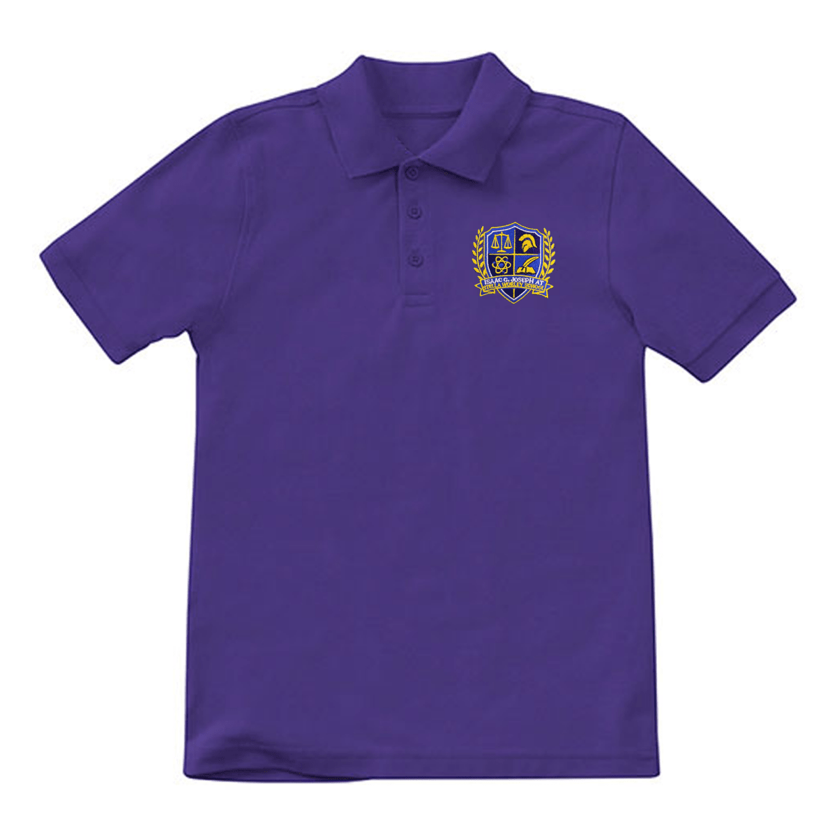Isaac Joseph at Stella Worley Pre-K–Kindergarten Purple Polo - Logo Express Uniforms - School Uniforms