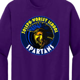 Isaac Joseph at Stella Worley Pre-K–Kindergarten Purple Sweatshirt - Logo Express Uniforms - School Uniforms