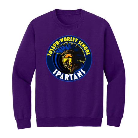Isaac Joseph at Stella Worley Pre-K–Kindergarten Purple Sweatshirt - Logo Express Uniforms - School Uniforms