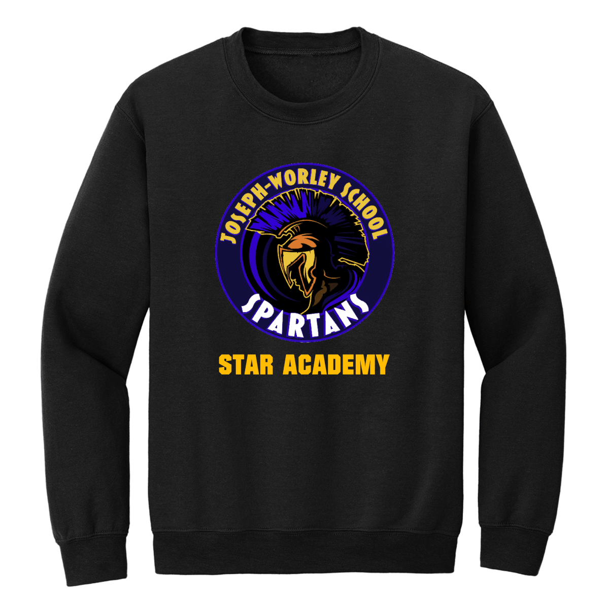 Isaac Joseph at Stella Worley STAR Academy Black Sweatshirt - Logo Express Uniforms - School Uniforms