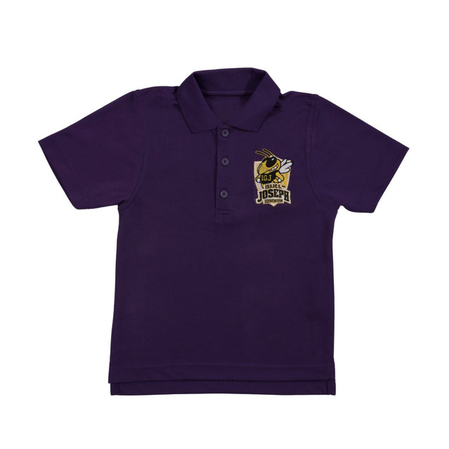 Isaac Joseph PreK - K Purple Polo Youth PK - Logo Express Uniforms