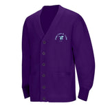 Judge Lionel R. Collins PreK-Kindergarten Purple Cardigan