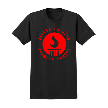 Jefferson RISE 12th Grade Black T-shirt - Logo Express Uniforms - School Uniforms