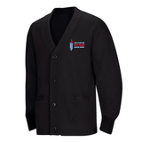 Jefferson RISE Black Cardigan V - Neck - All Grades - Logo Express Uniforms - School Uniforms